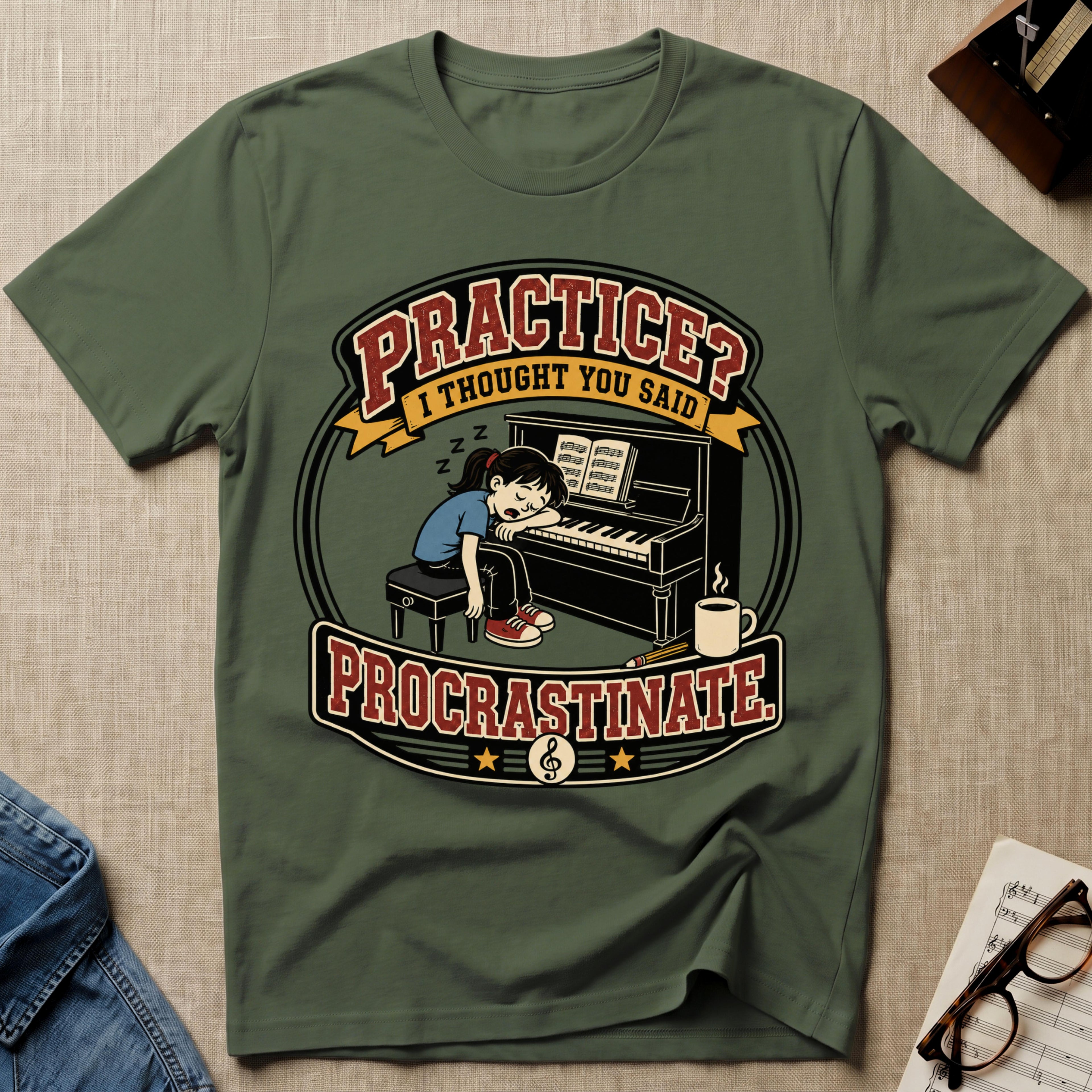 "(W) Practice? Thought You Said Procrastinate" T-Shirt