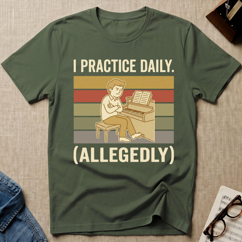 I Practice Daily (Allegedly) T-Shirt