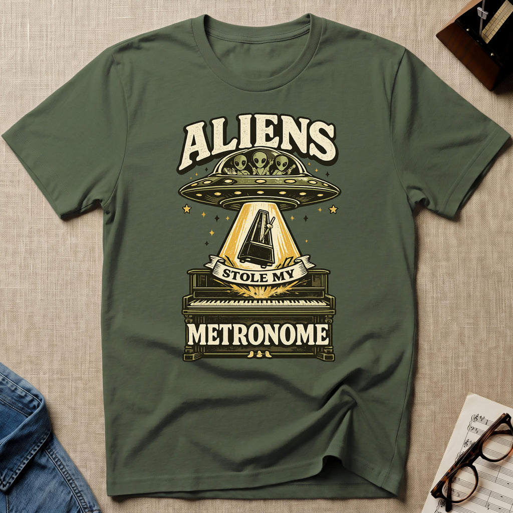 "Aliens Stole My Metronome" T-Shirt