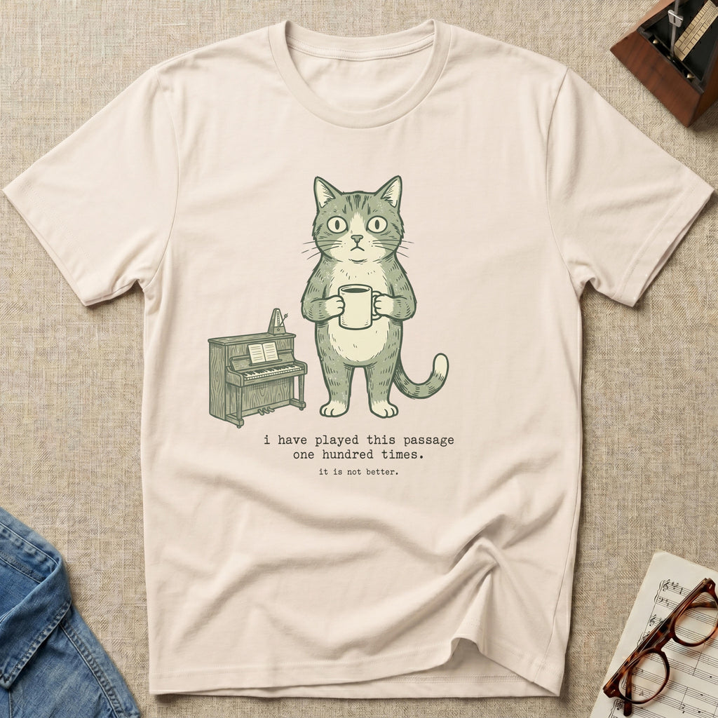 Cat, Wrong Note T-Shirt