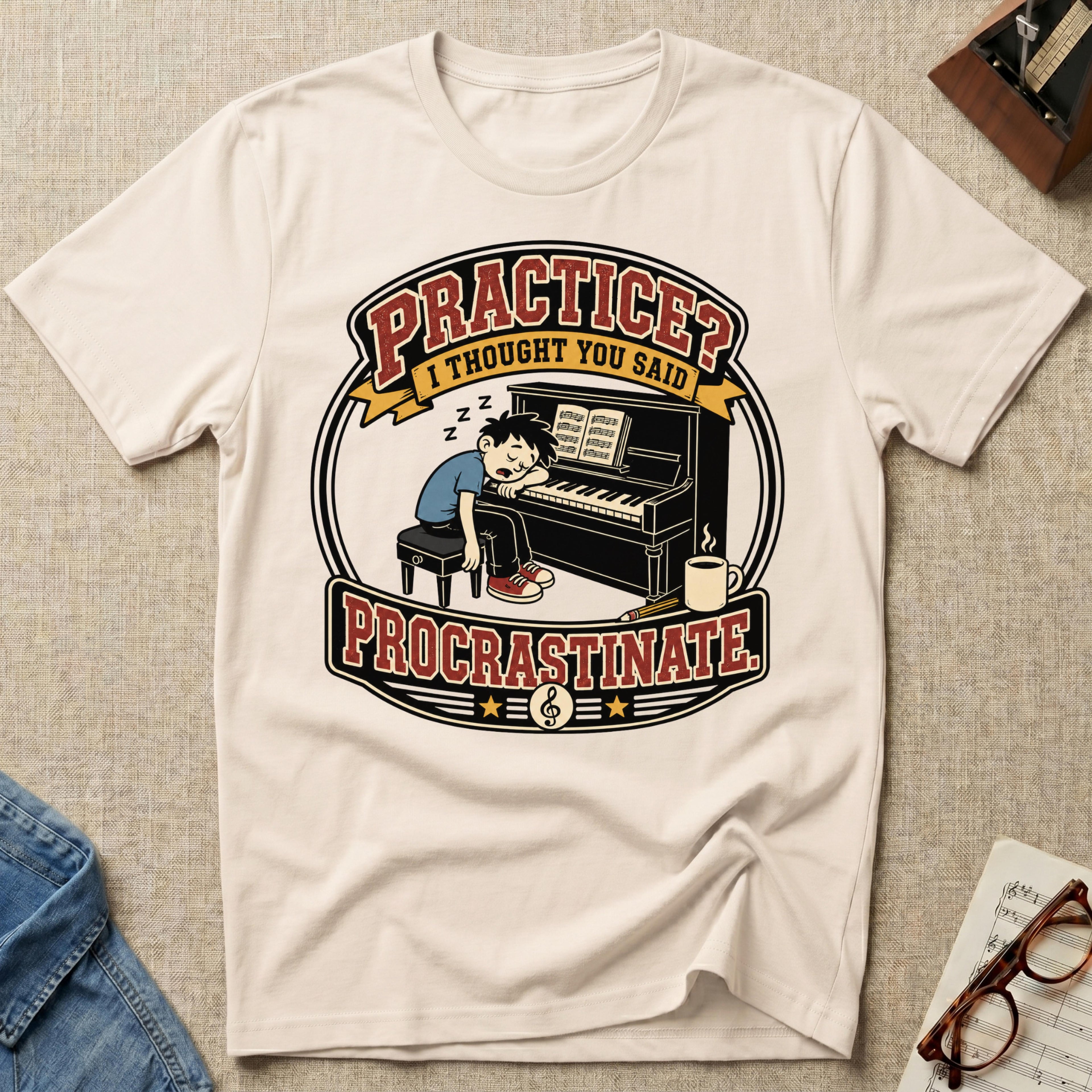 "(M) Practice? Thought You Said Procrastinate" T-Shirt