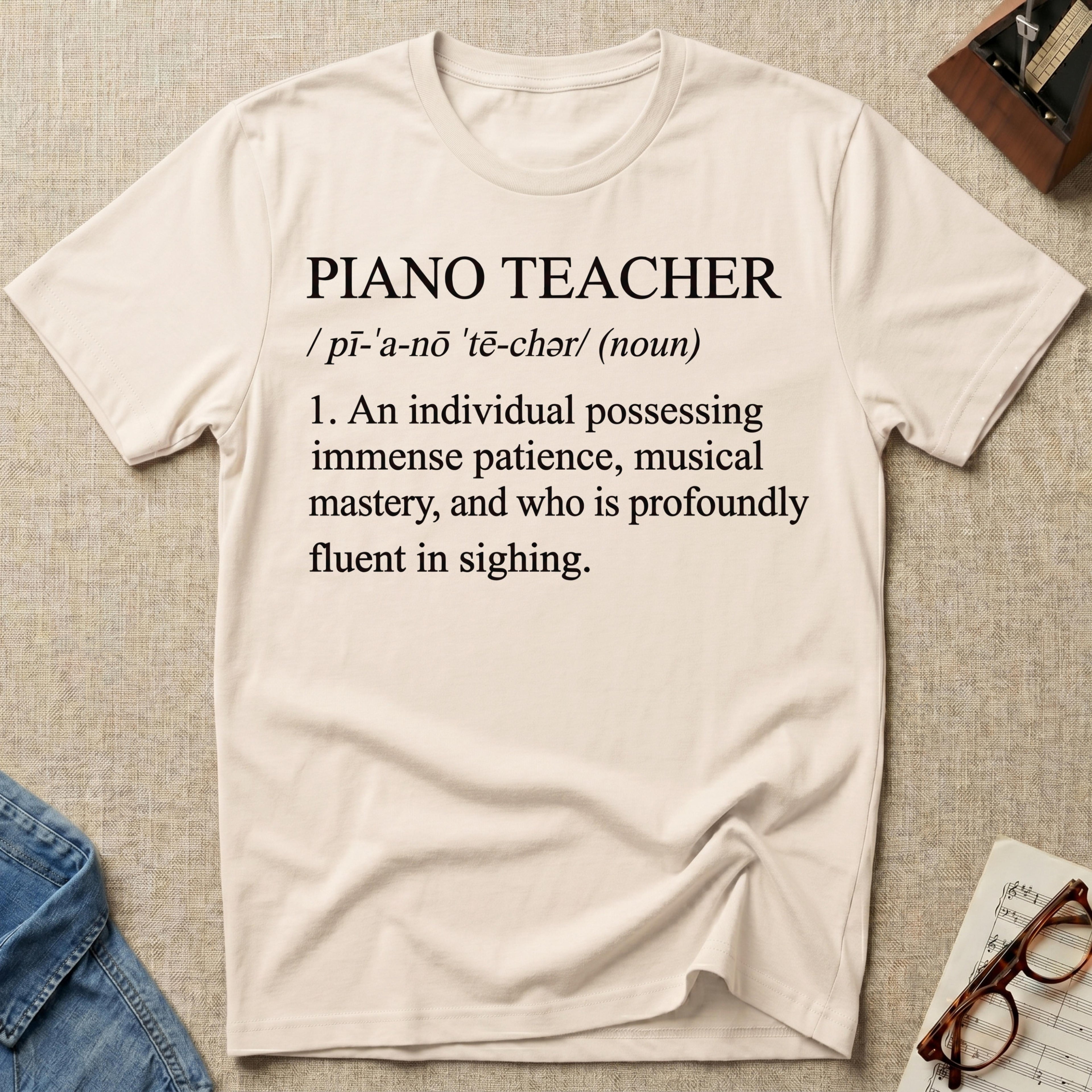 Piano Teacher Definition T-Shirt