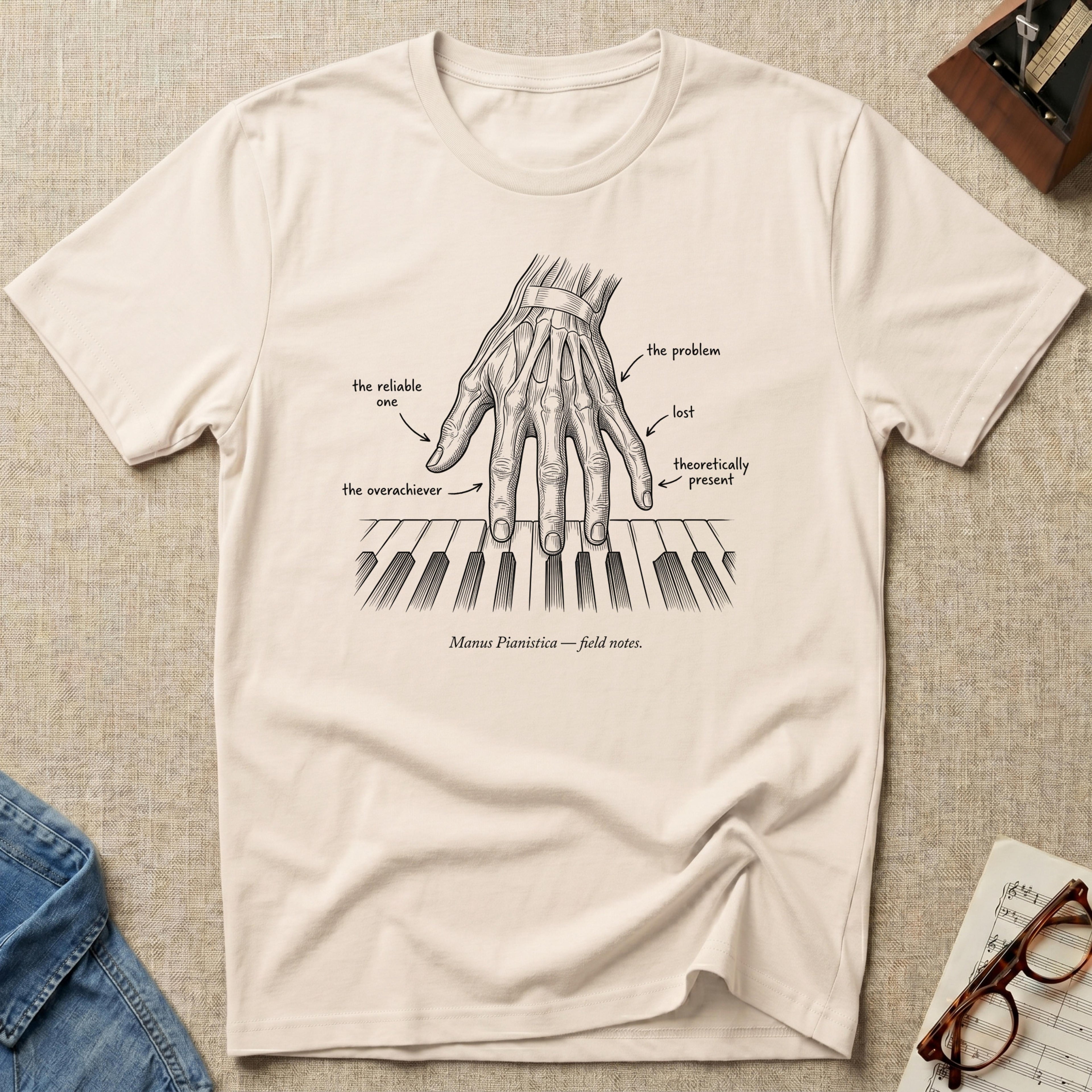 Manus Pianistica T-Shirt