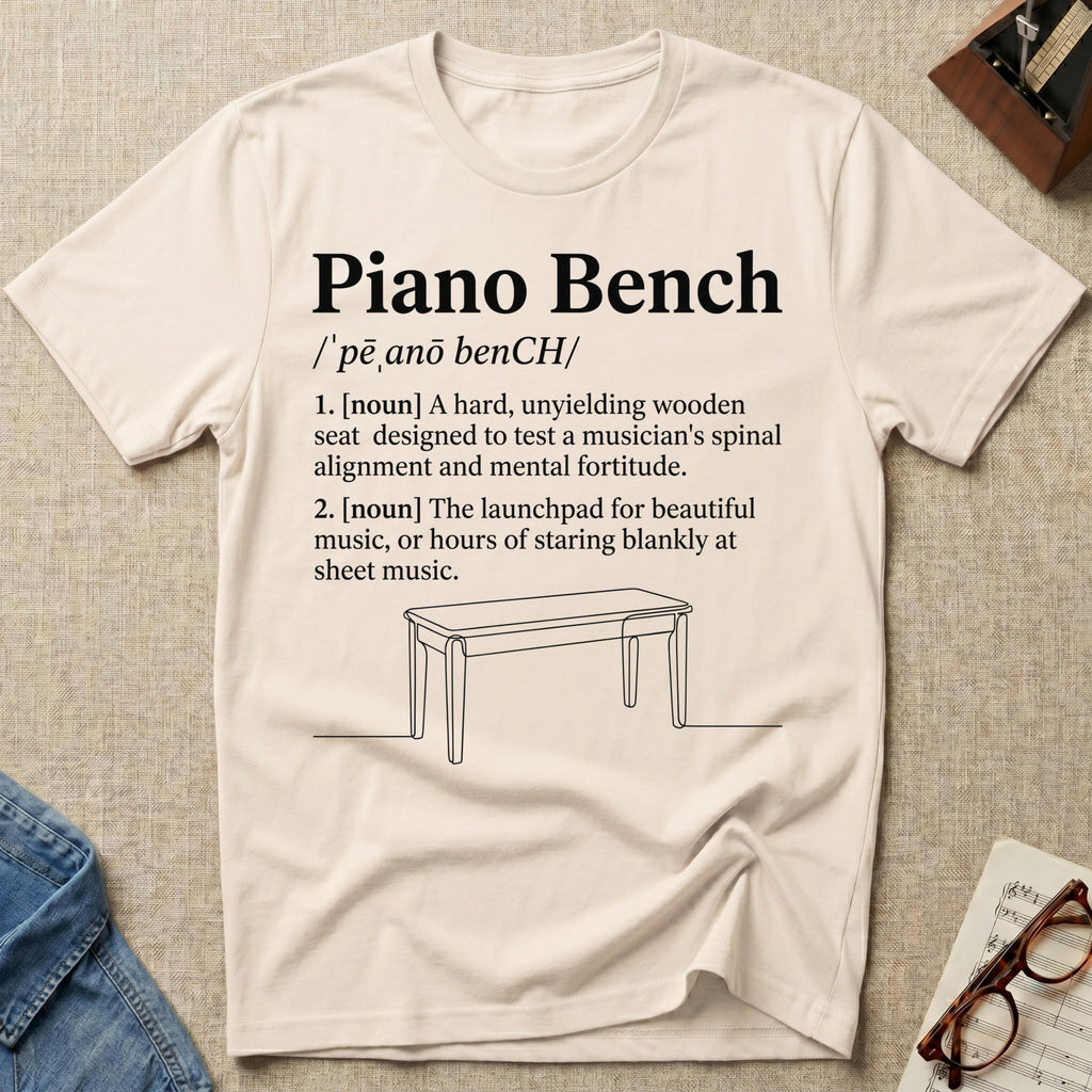 Piano Bench Defined T-Shirt