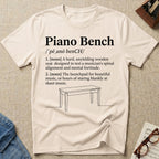 Piano Bench Defined T-Shirt