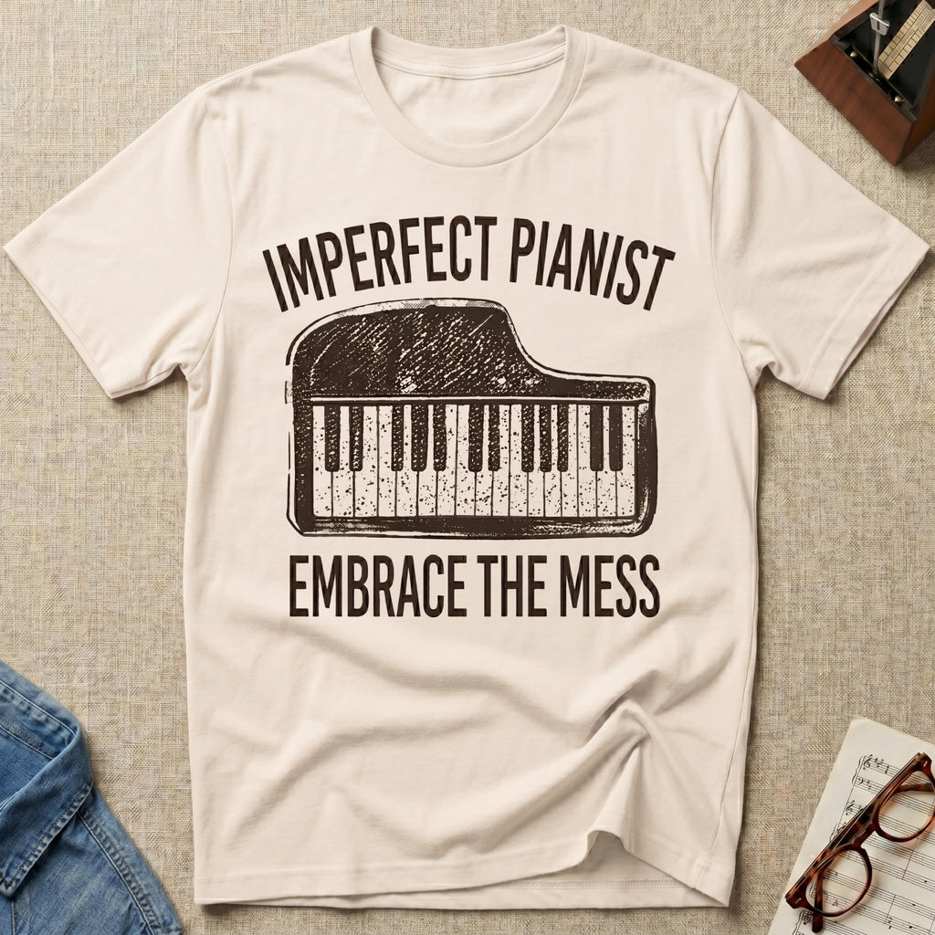 Imperfect Pianist. Embrace The Mess T-Shirt