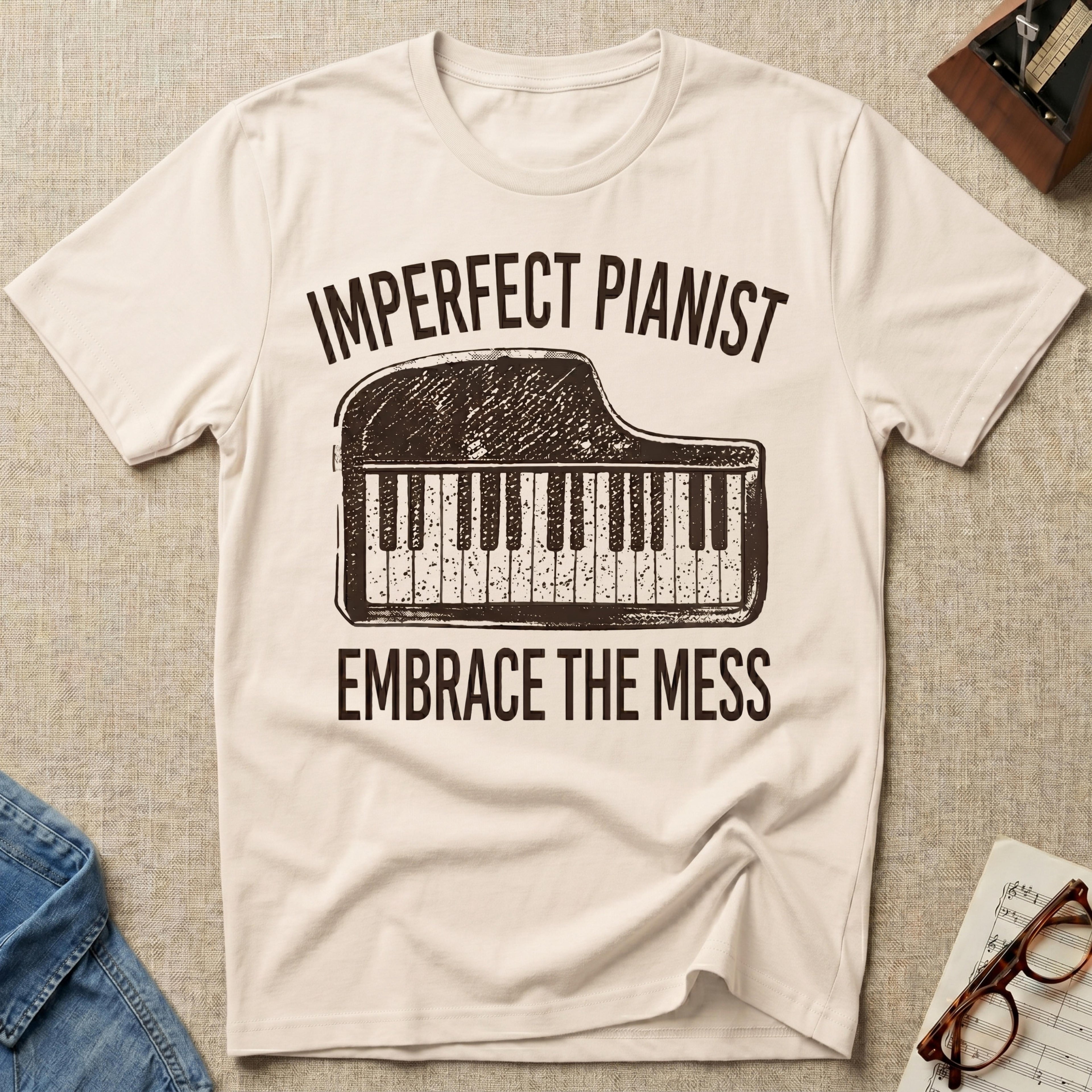 Imperfect Pianist. Embrace The Mess T-Shirt