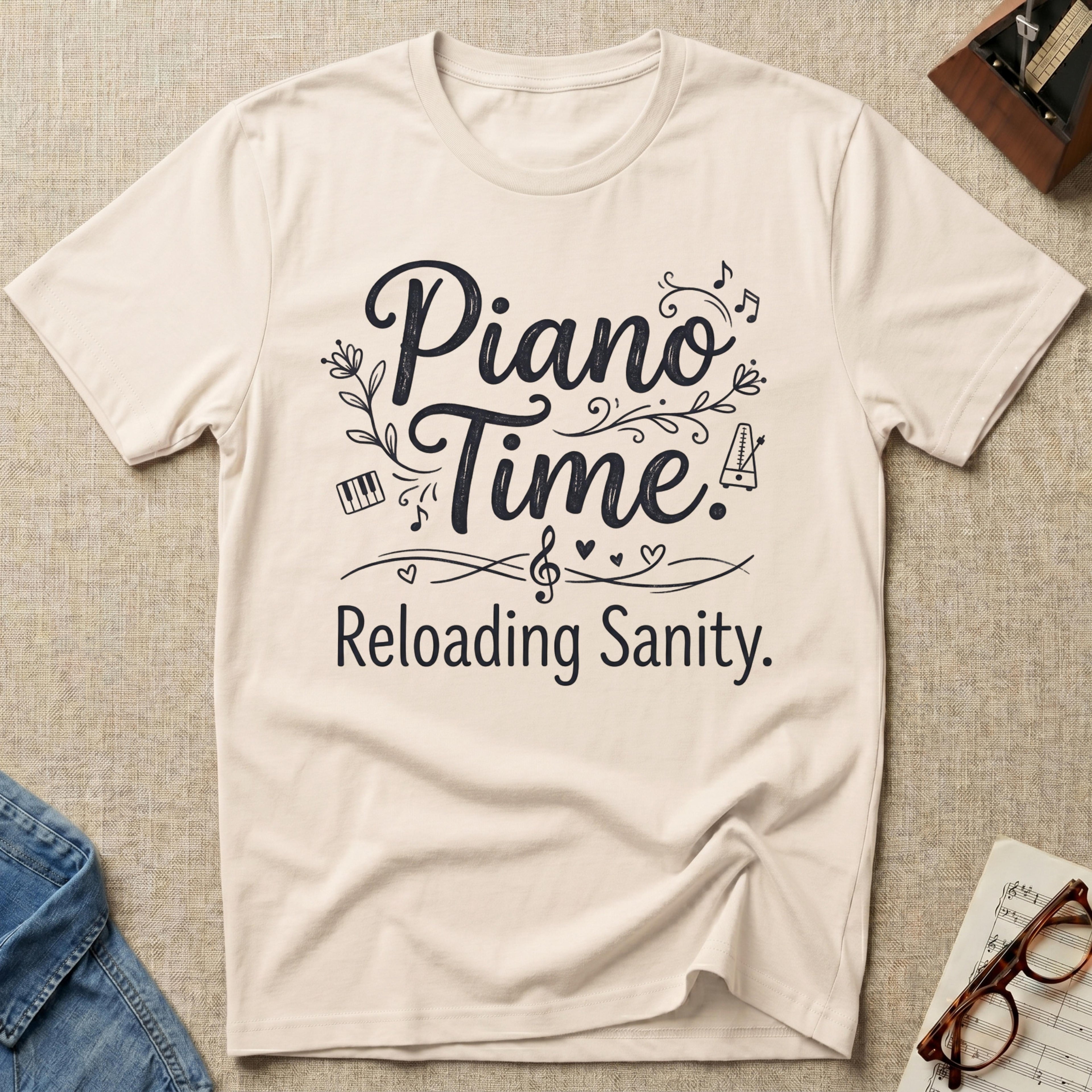 Piano Time. Reloading Sanity T-Shirt