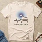 Piano Therapy Heartbeat T-Shirt