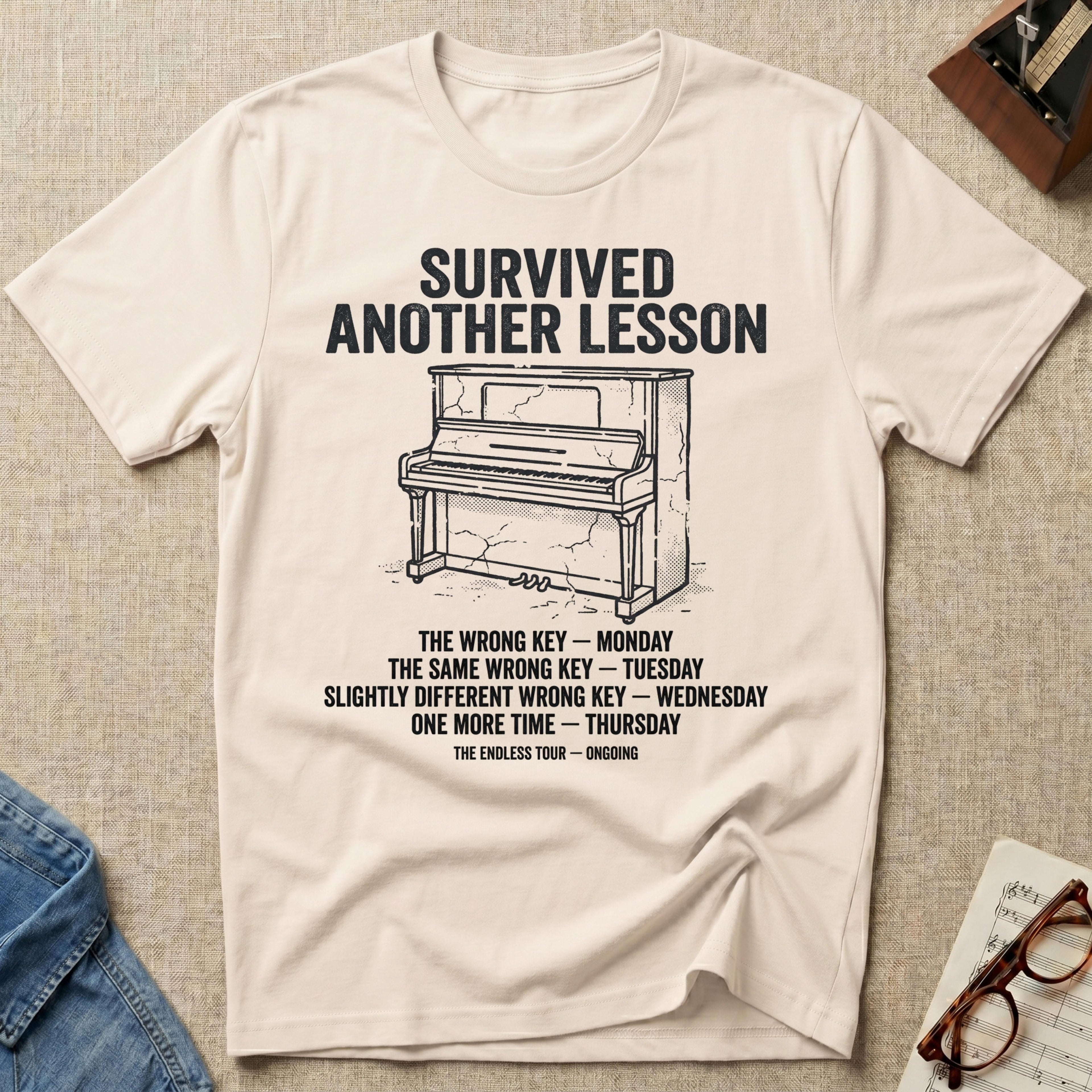 Survived Another Piano Lesson T-Shirt