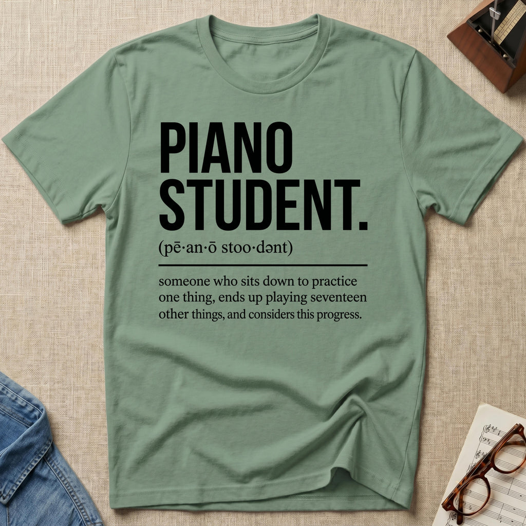 Piano Student Definition T-Shirt