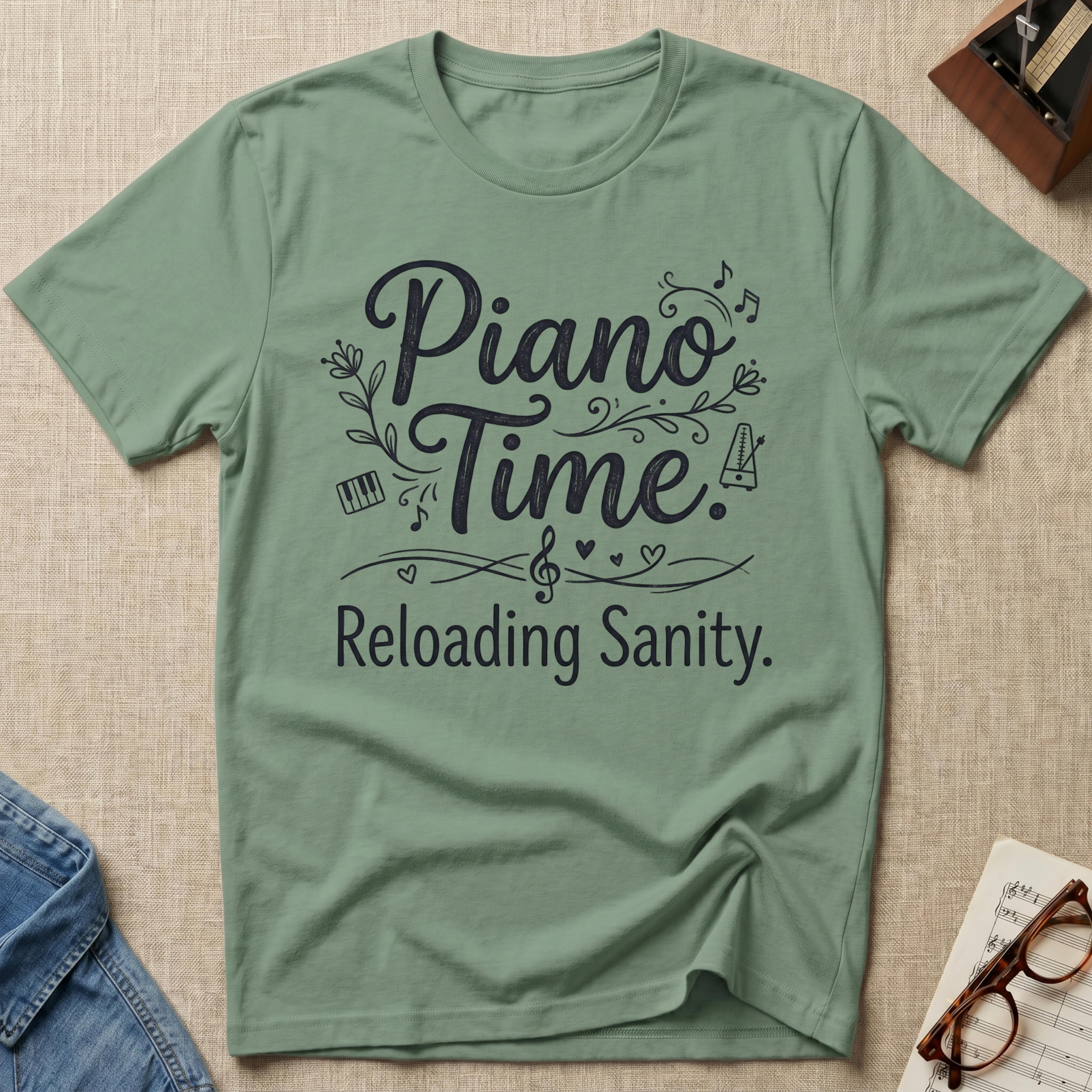 Piano Time. Reloading Sanity T-Shirt