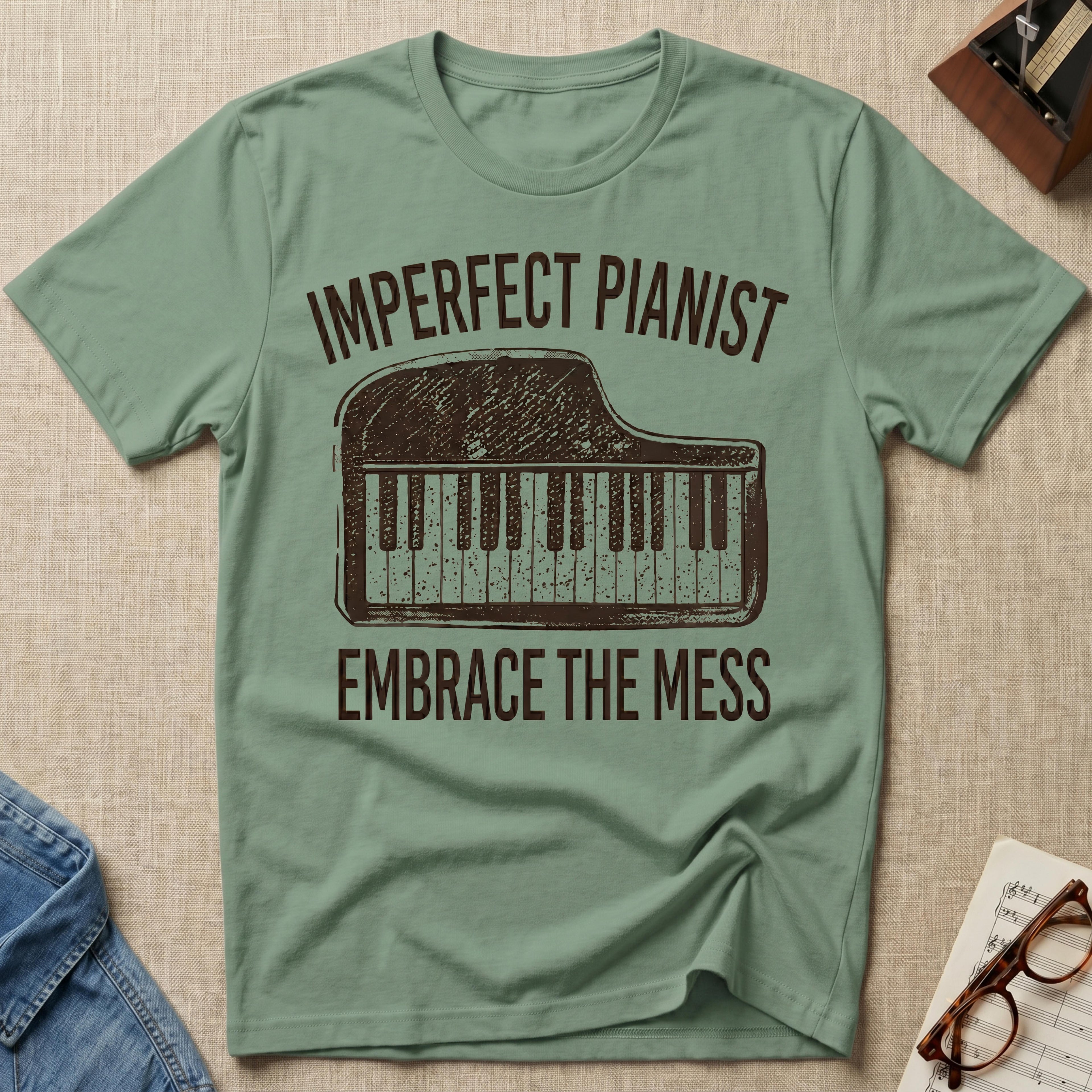 Imperfect Pianist. Embrace The Mess T-Shirt