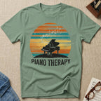 Piano Therapy Sunset T-Shirt