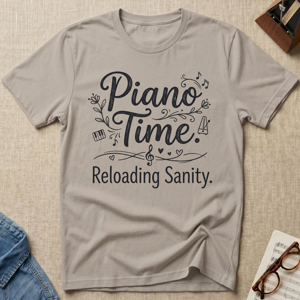Piano Time. Reloading Sanity T-Shirt