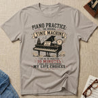 Piano Practice Time Machine T-Shirt