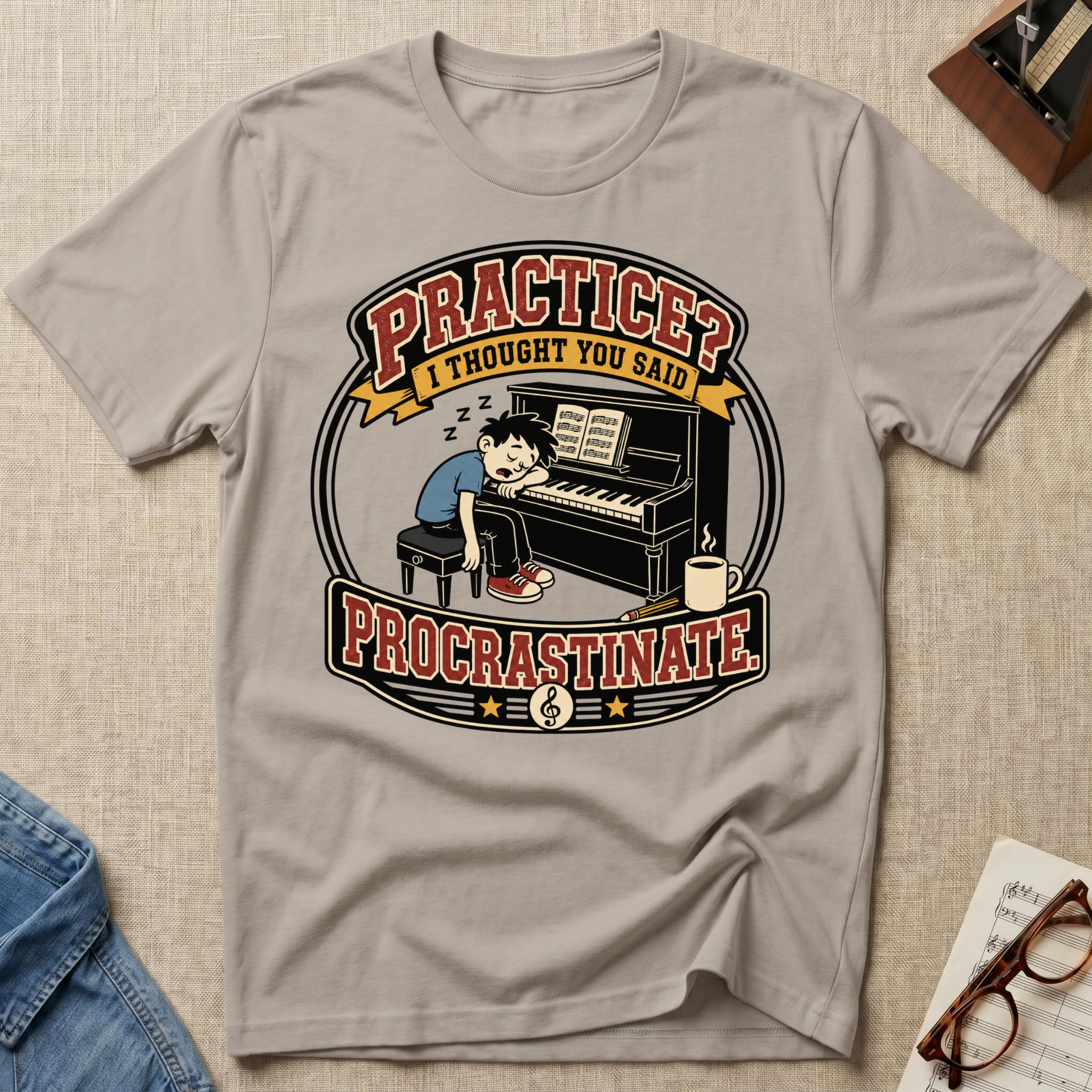 "(M) Practice? Thought You Said Procrastinate" T-Shirt
