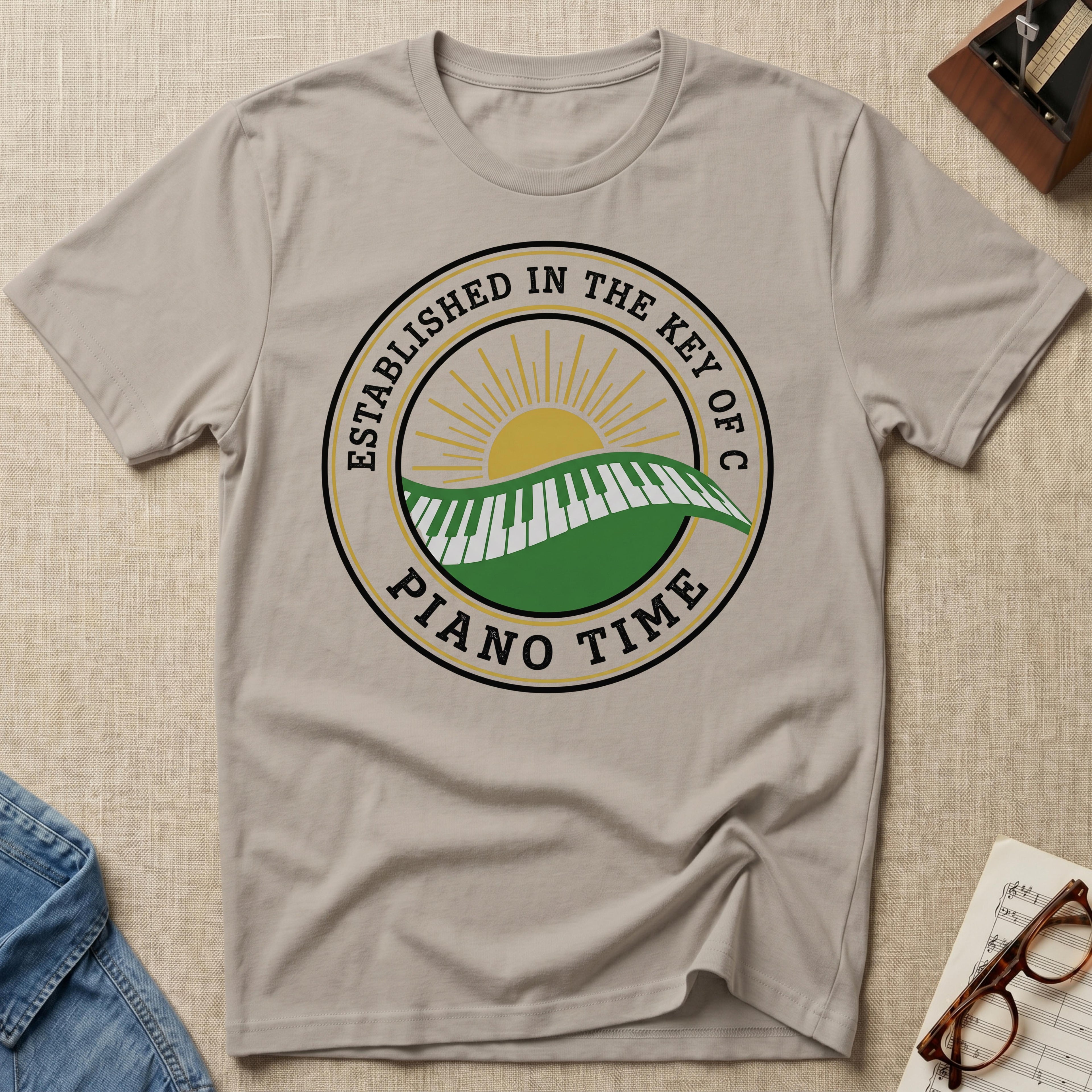 Piano Time Key of C T-Shirt