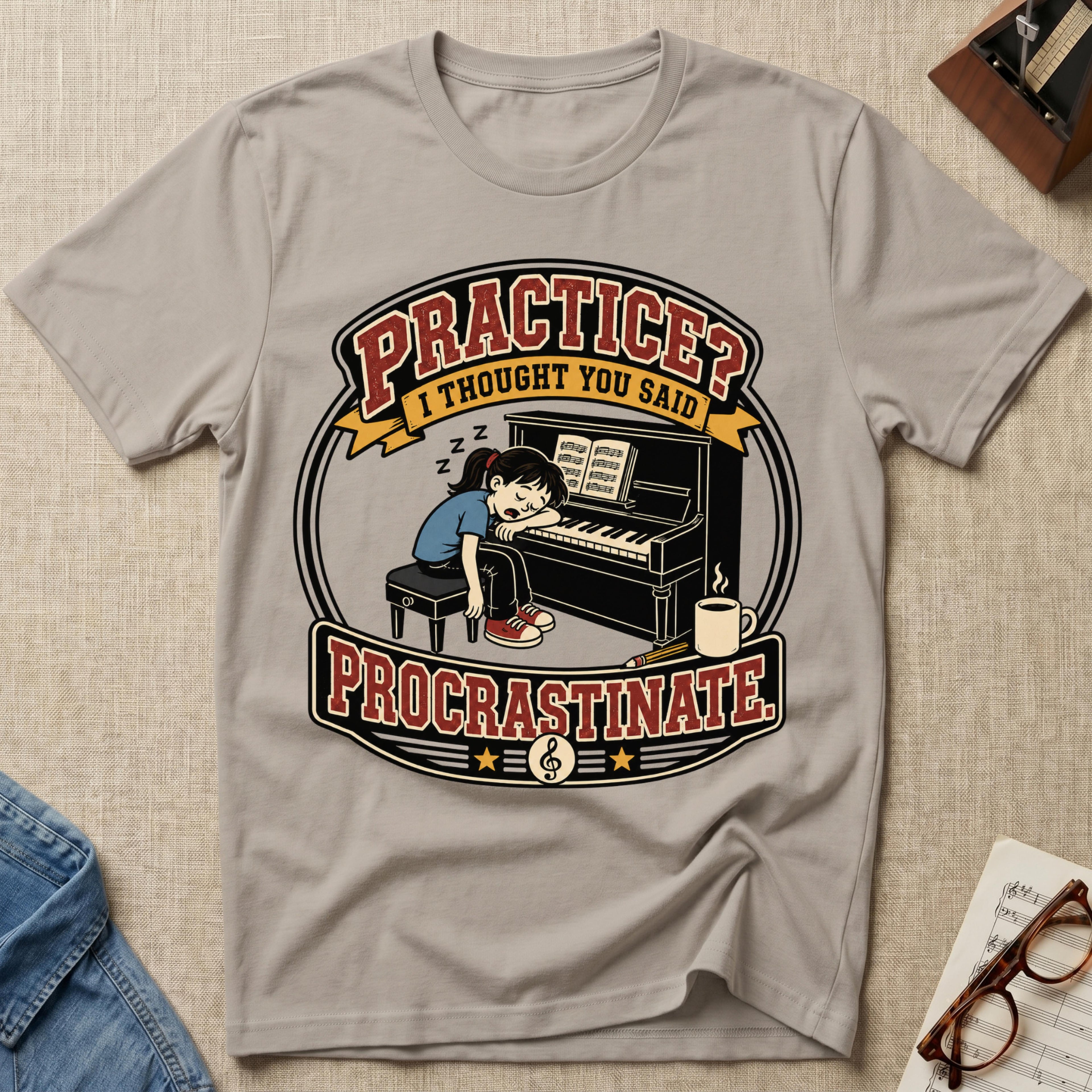"(W) Practice? Thought You Said Procrastinate" T-Shirt