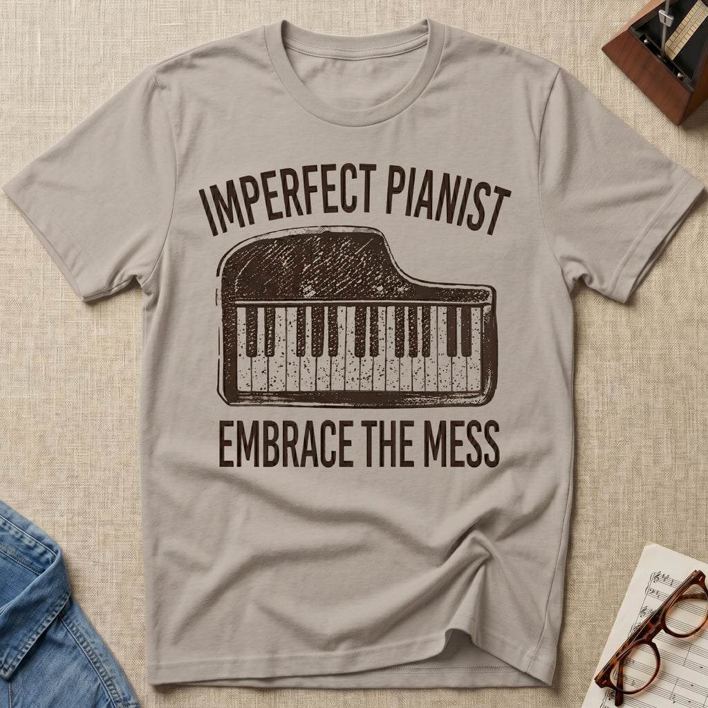 Imperfect Pianist. Embrace The Mess T-Shirt