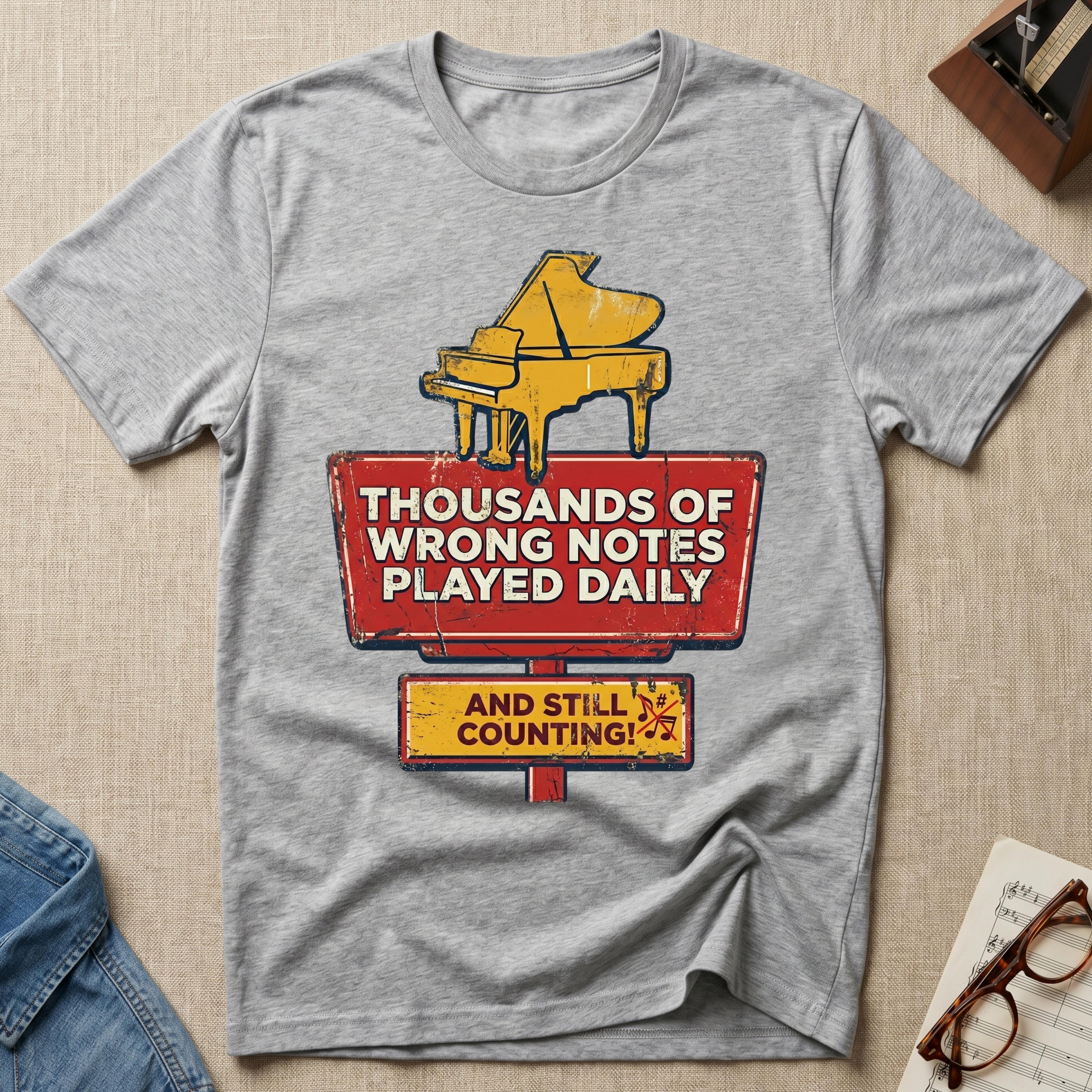 Thousands Of Wrong Notes Played Daily T-Shirt
