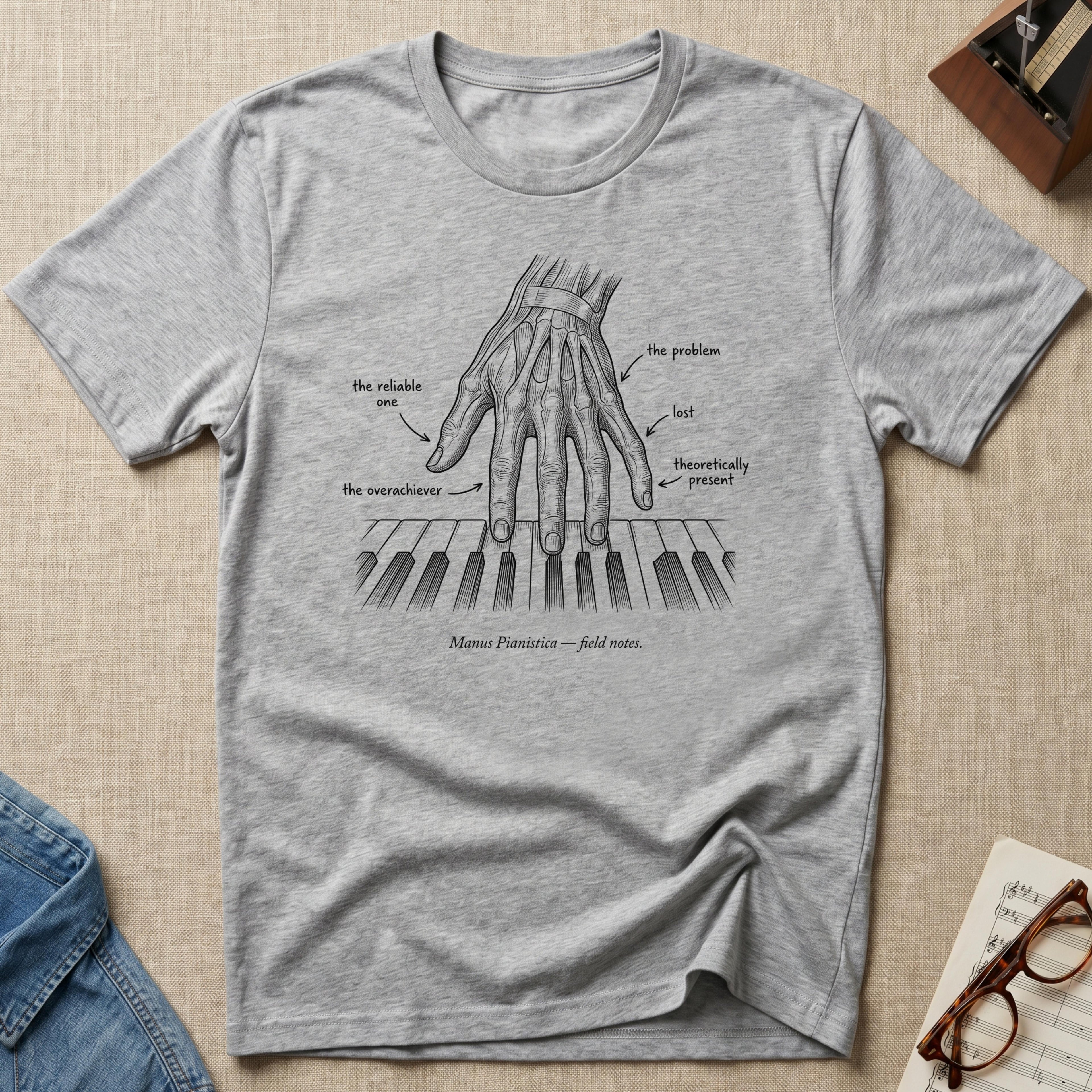 Manus Pianistica T-Shirt