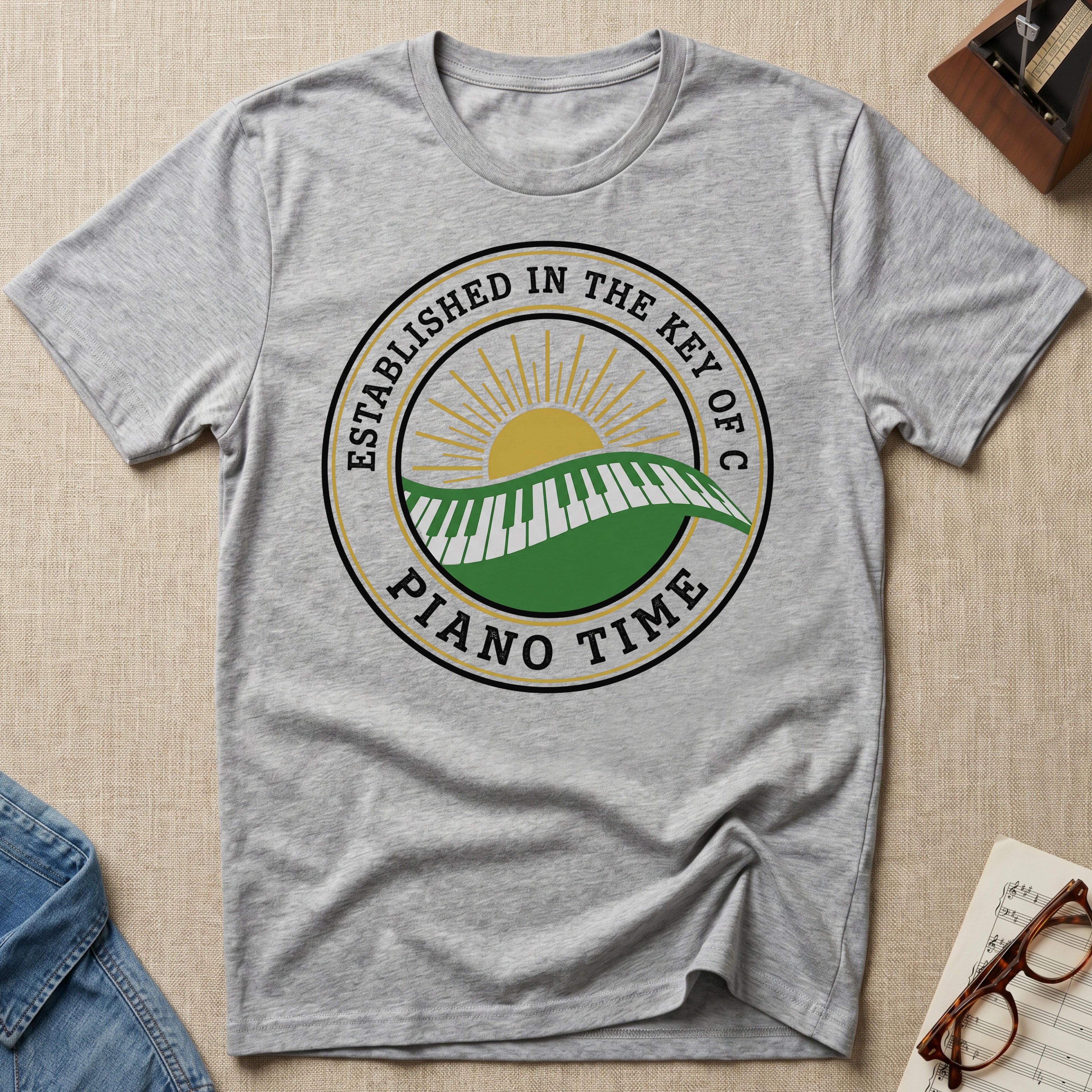 Piano Time Key of C T-Shirt
