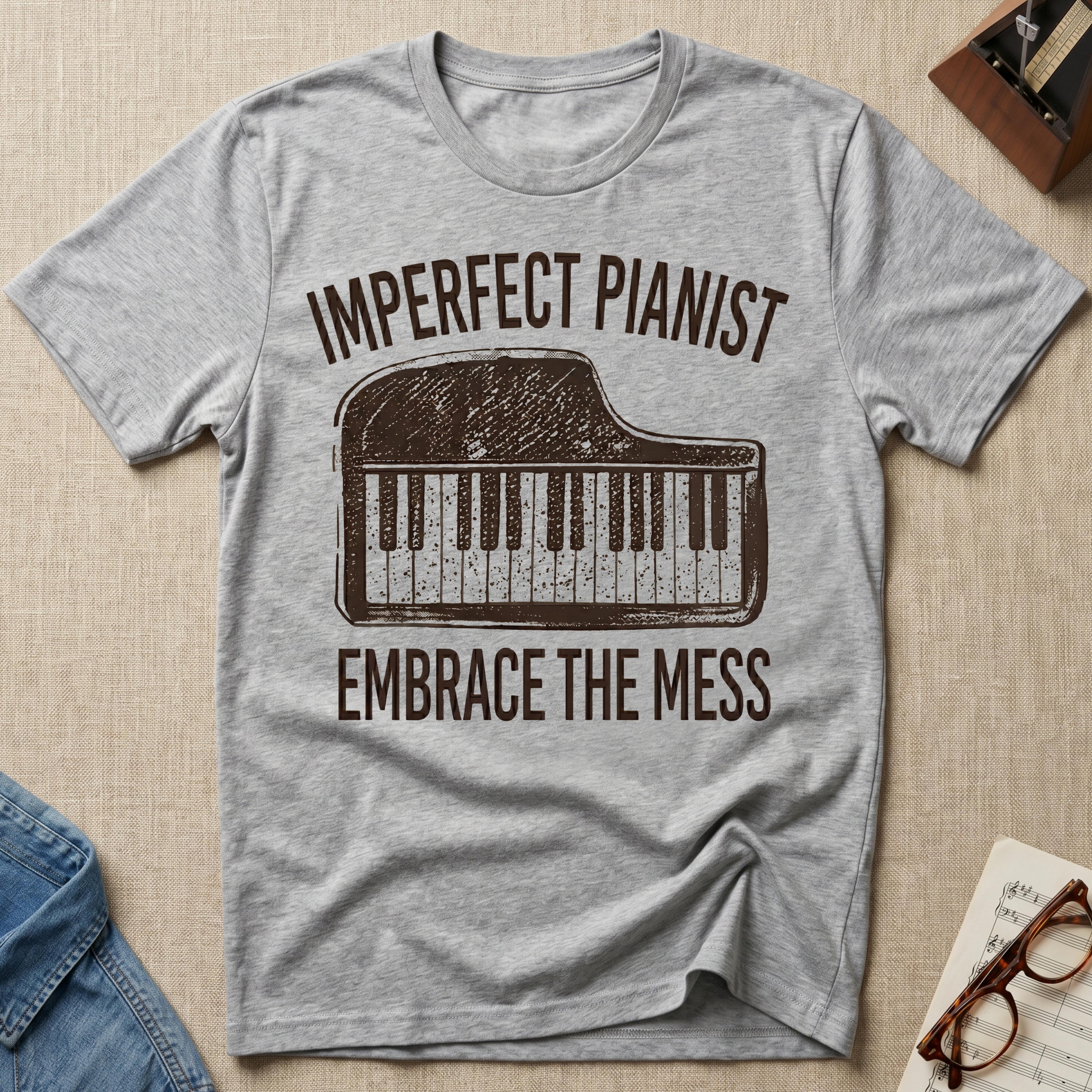 Imperfect Pianist. Embrace The Mess T-Shirt