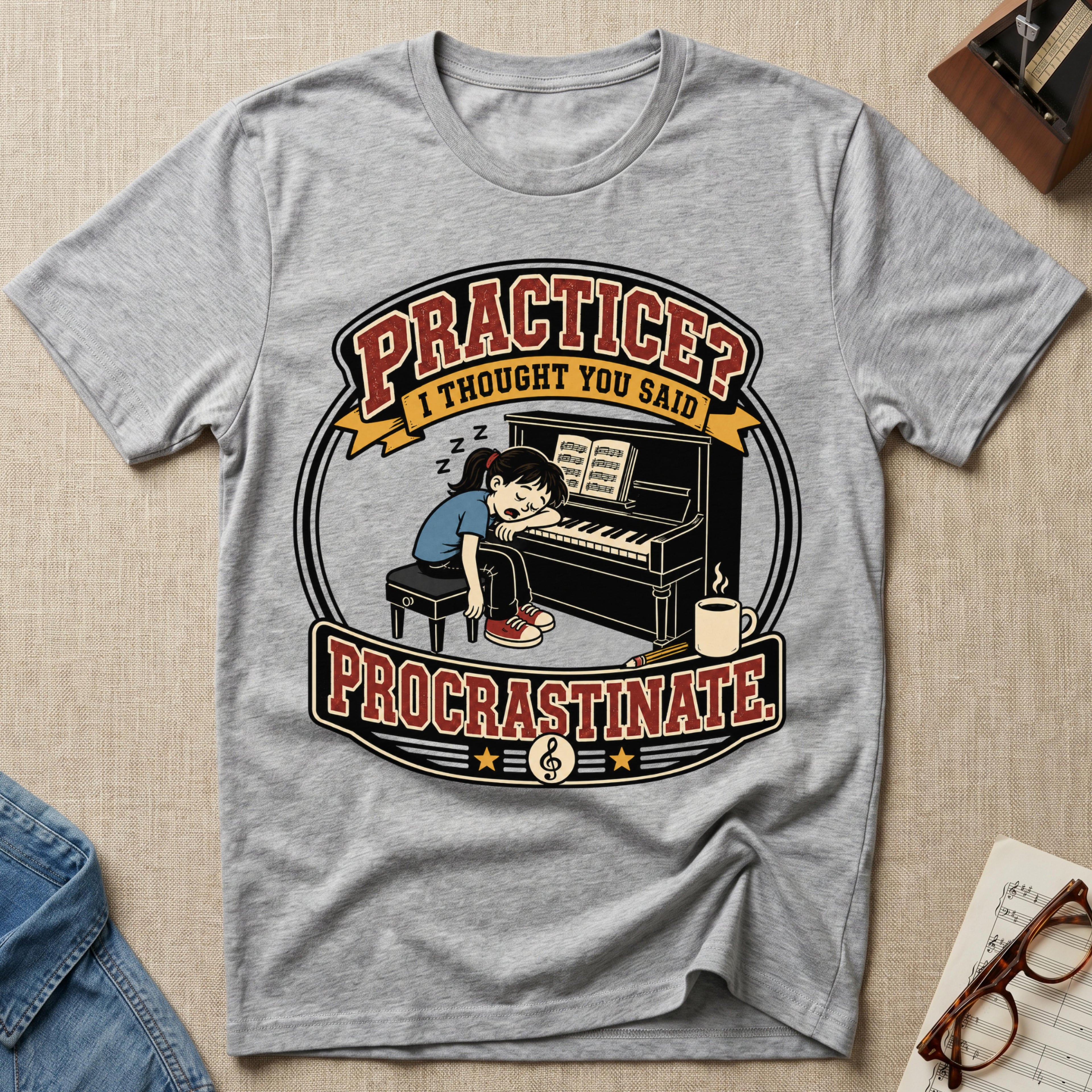 "(W) Practice? Thought You Said Procrastinate" T-Shirt
