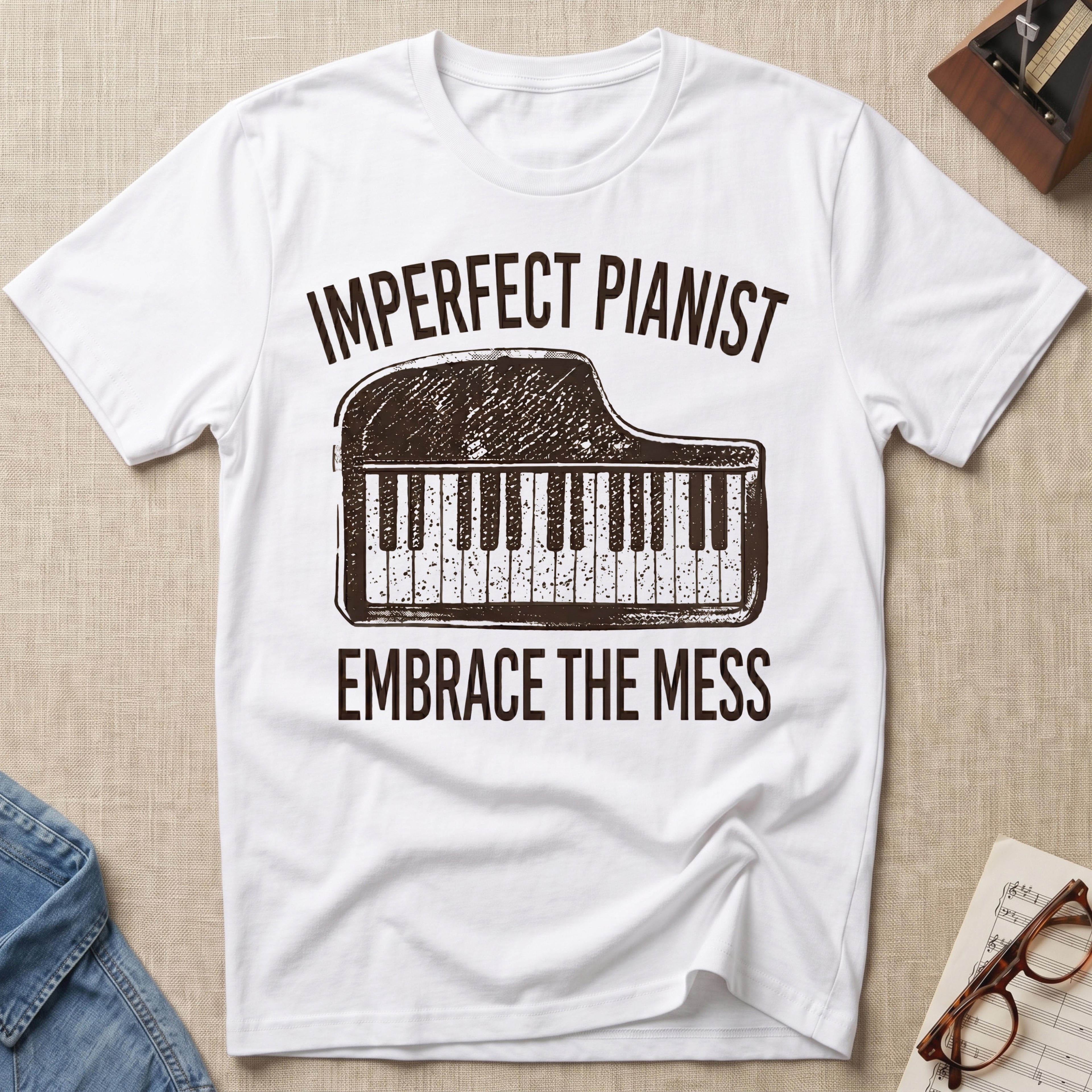 Imperfect Pianist. Embrace The Mess T-Shirt
