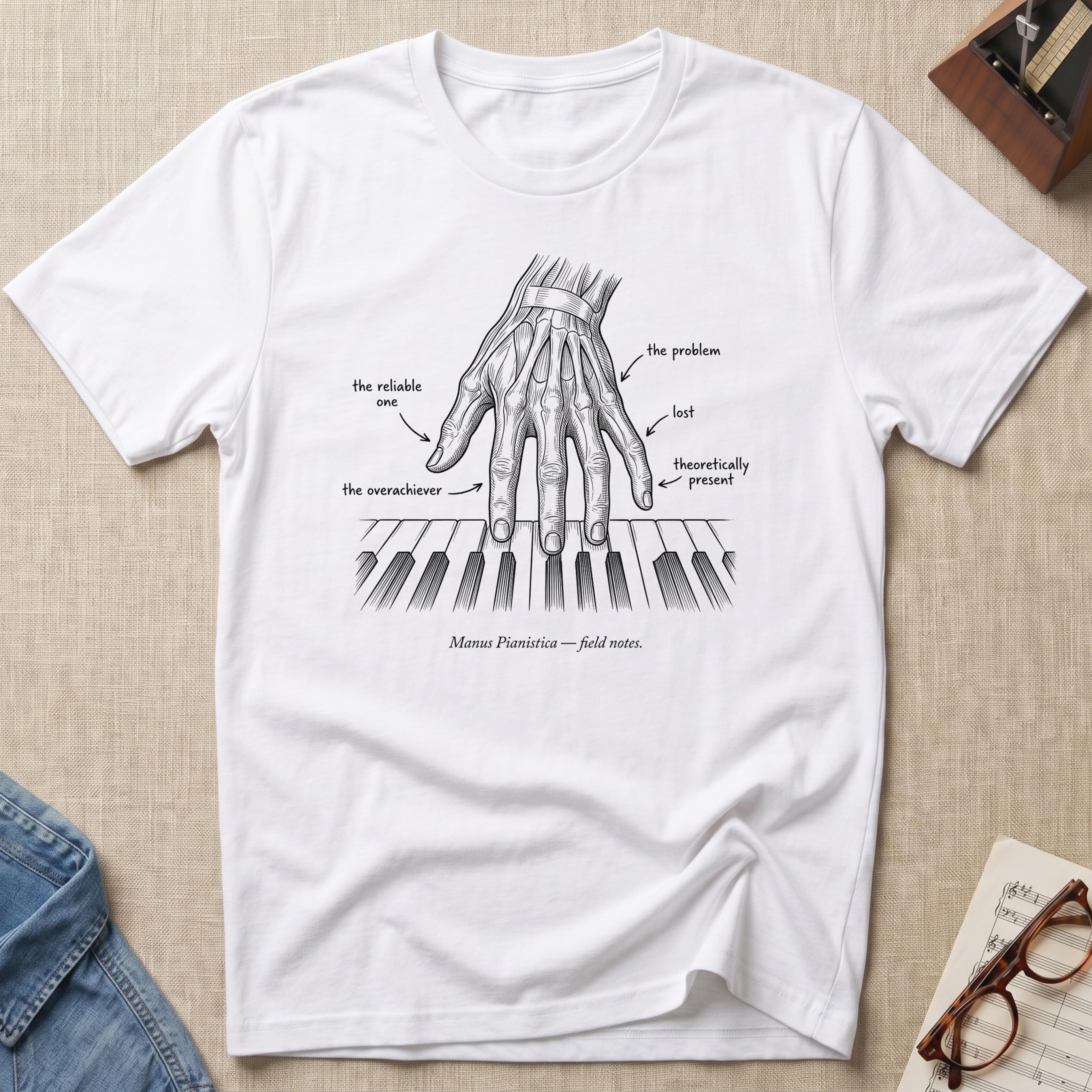 Manus Pianistica T-Shirt