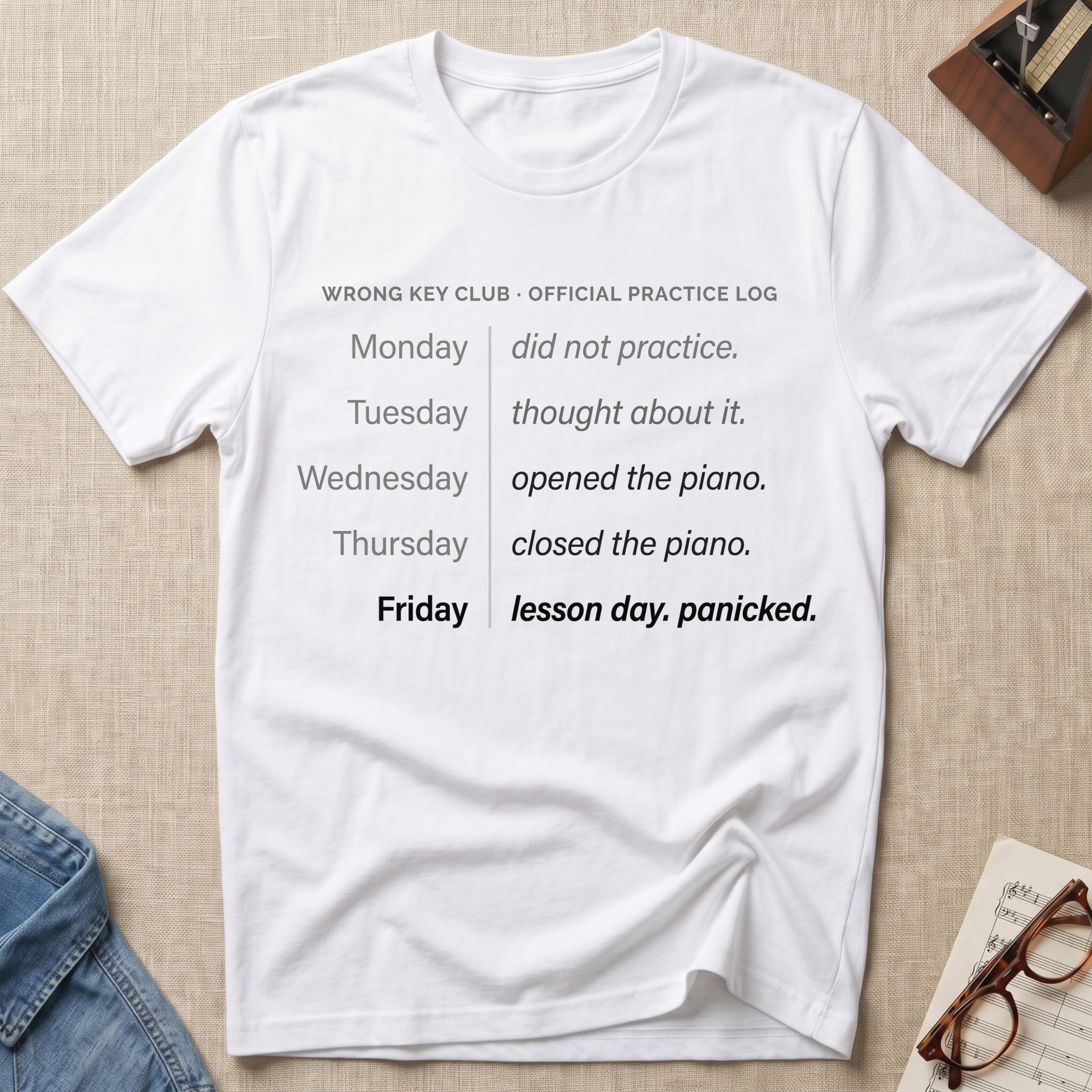 Official Practice Log T-Shirt