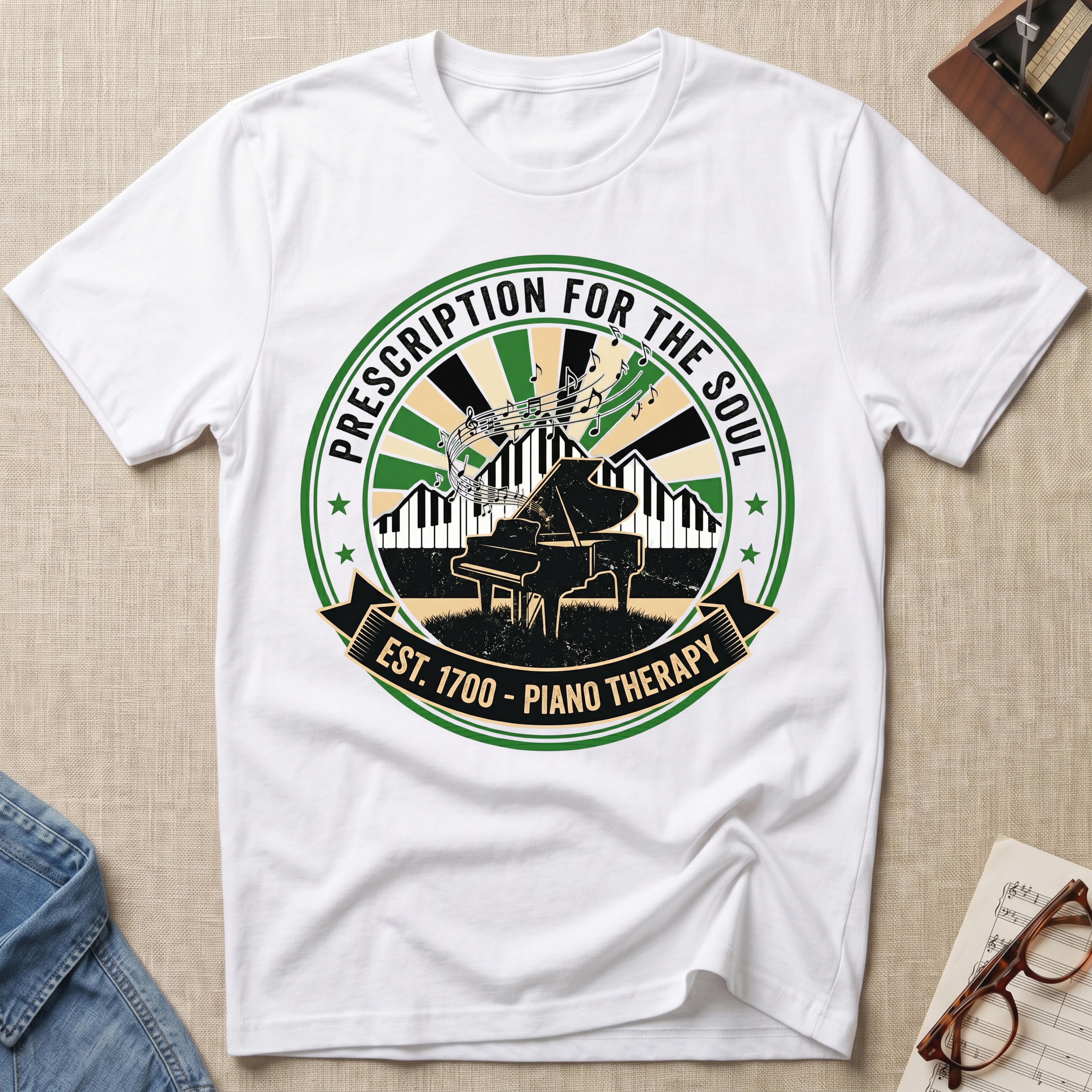 Piano Therapy Prescription T-Shirt