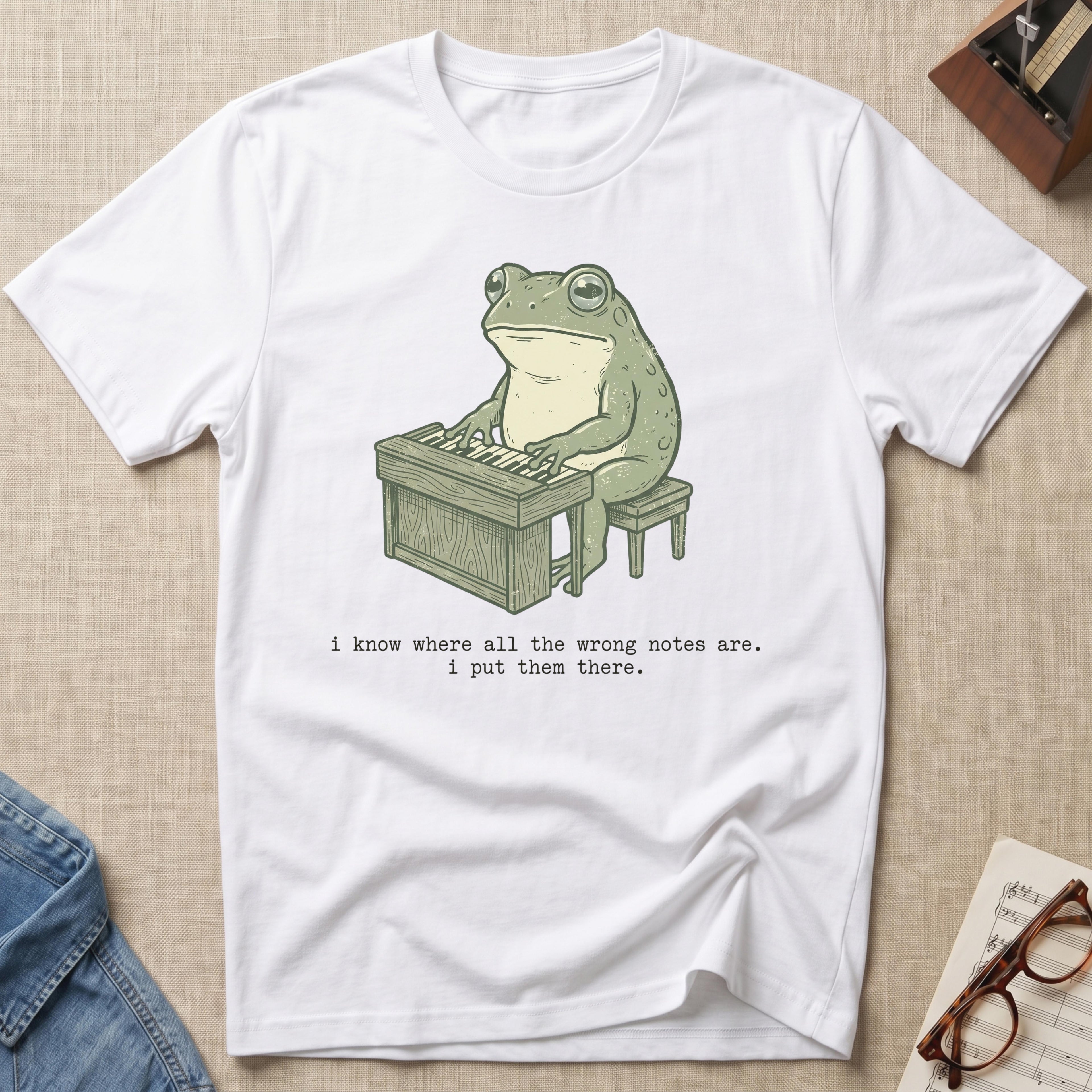"Frog-Wrong Notes" T-Shirt