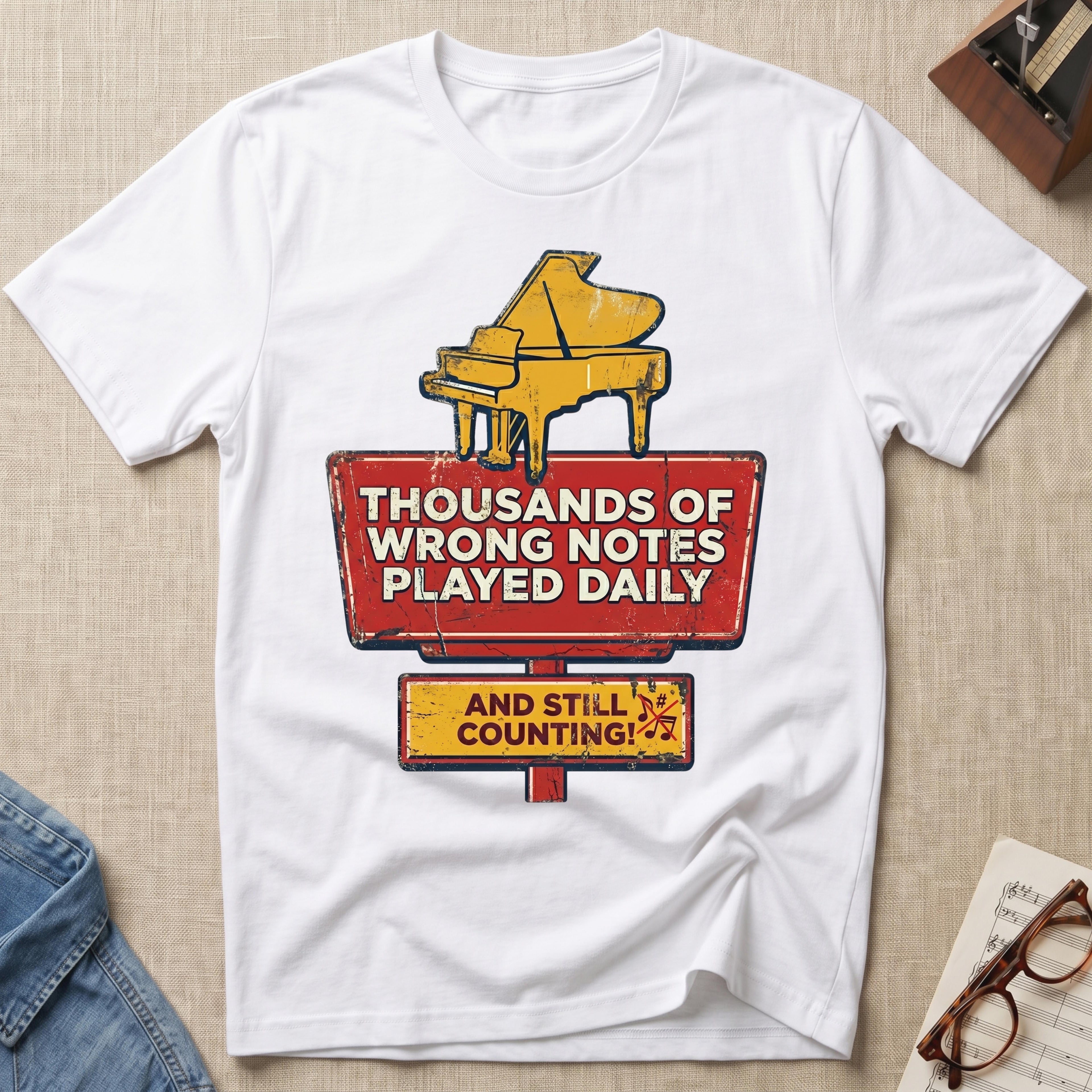 Thousands Of Wrong Notes Played Daily T-Shirt