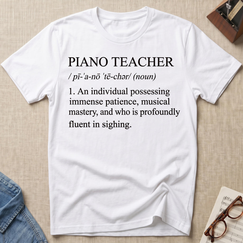 Piano Teacher Definition T-Shirt