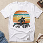 Piano Therapy Sunset T-Shirt